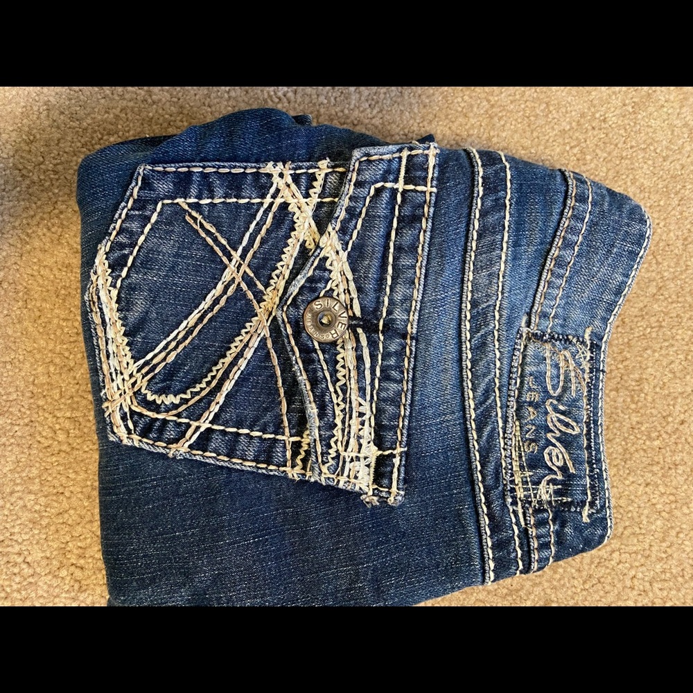 Women’s Silver Brand Slim boot jeans